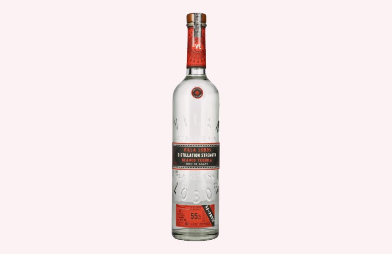 Villa Lobos DISTILLATION STRENGTH Blanco Tequila 100% de Agave 55% Vol. 0,7l