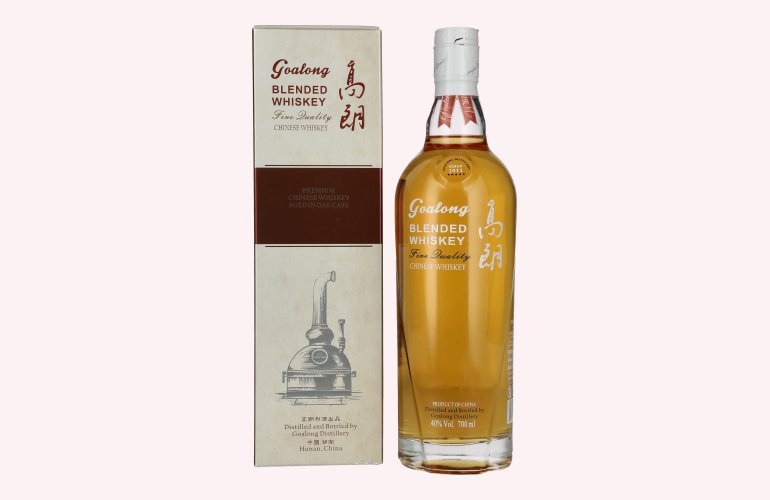 GOALONG Premium Blended OAK CASK Chinese Whiskey 40% Vol. 0,7l in Geschenkbox