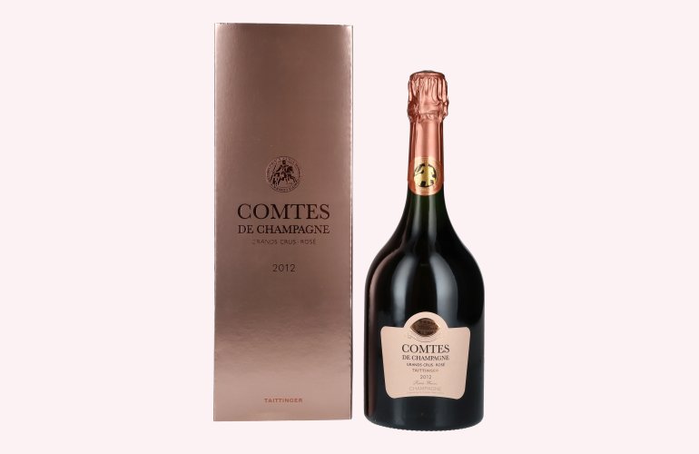 Taittinger COMTES DE CHAMPAGNE Rosé 2012 12,5% Vol. 0,75l in Giftbox