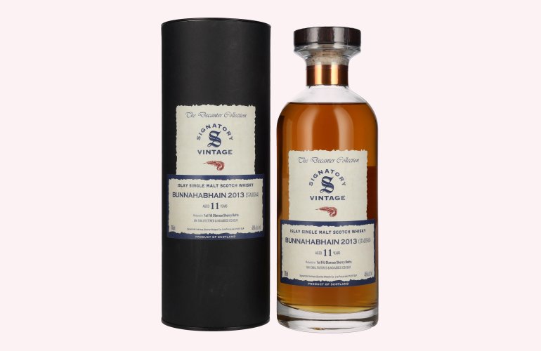 Signatory Vintage Bunnahabhain 11 Years Old Staoisha The Decanter Collection 2013 46% Vol. 0,7l in Geschenkbox