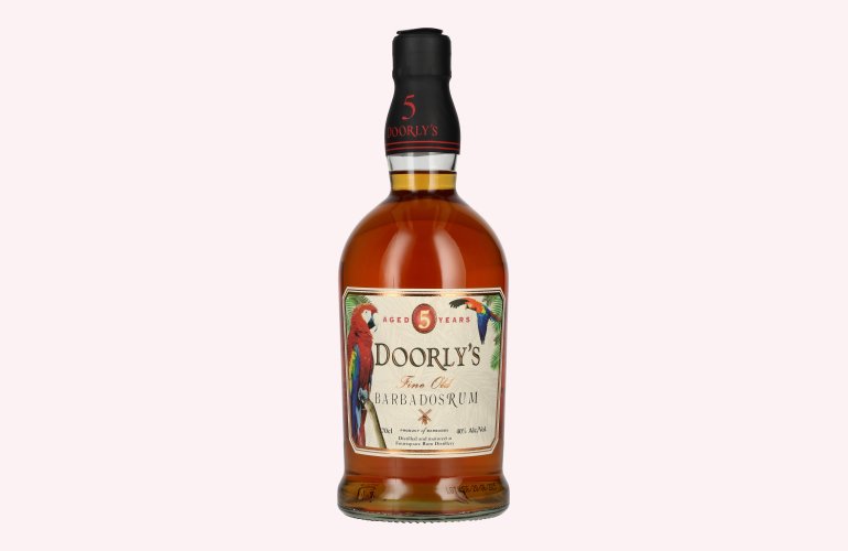 Doorly's 5 Years Old Fine Old Barbados Rum 40% Vol. 0,7l