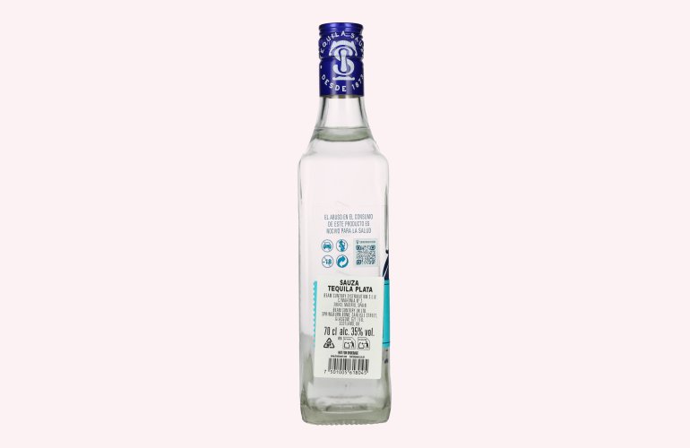 Sauza Hacienda Tequila Plata Agave Azul 35% Vol. 0,7l