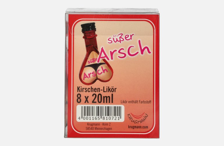 Süßer Arsch Kirschen Likör 15% Vol. 8x0,02l PET