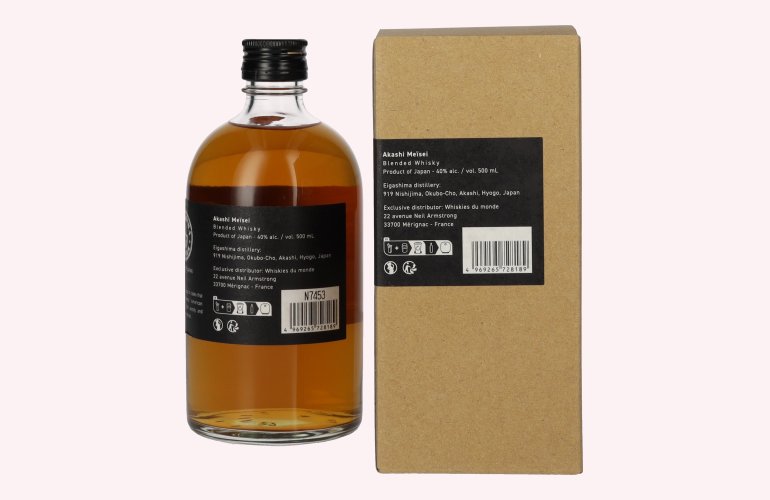 AKASHI Meïsei Blended Whisky 40% Vol. 0,5l in Geschenkbox