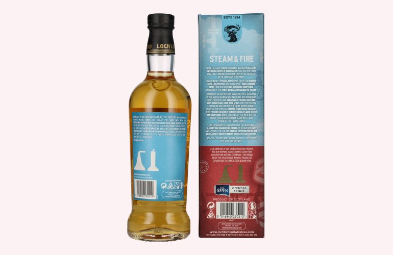 Loch Lomond STEAM & FIRE Single Malt Scotch Whisky 46% Vol. 0,7l in Giftbox