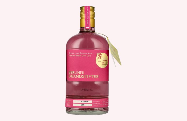 Berliner Brandstifter Berlin Pink Dry Gin 43,3% Vol. 0,7l