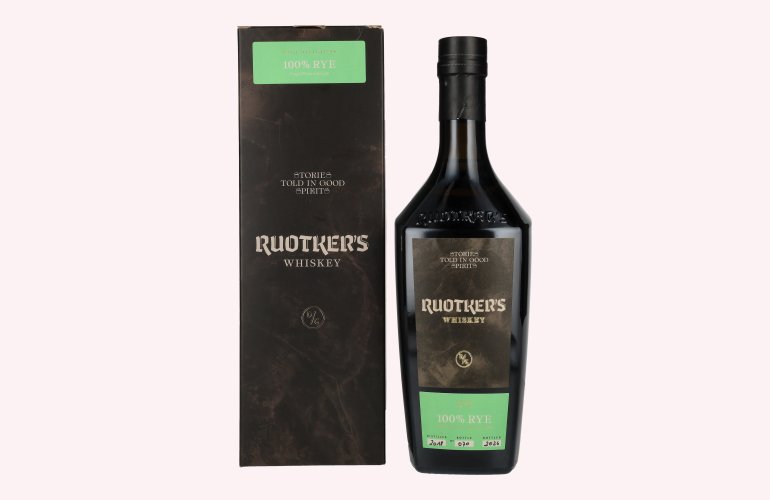 Ruotker's Stories Told In Good Spirits 100% Rye Whiskey 51,2% Vol. 0,7l en boîte cadeau
