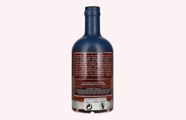 Reservoir Virginia Wheat Whiskey Batch 1 Year 2023 50% Vol. 0,7l