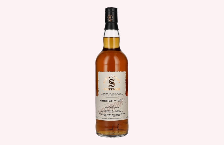 Signatory Vintage 100 Proof Edition ORKNEY (HP) 14 Years Old Palo Cortado Cask #59 2011 57,1% Vol. 0,7l