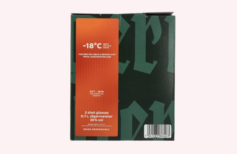 Jägermeister TWINPACK Limited Design Edition 35% Vol. 2x0,7l in Geschenkbox