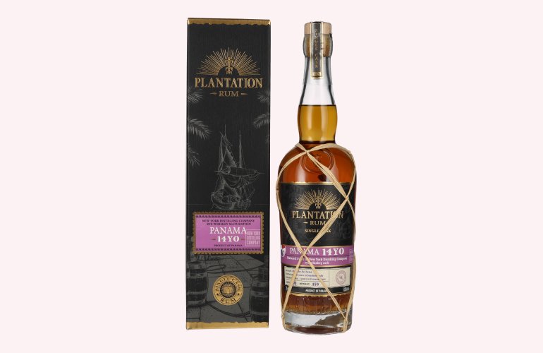 Plantation Rum PANAMA 14 Years Old Rye Whiskey Maturation Edition 2021 51,8% Vol. 0,7l in Geschenkbox