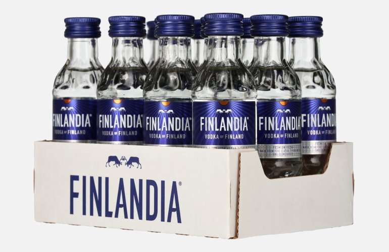 Finlandia Vodka of Finland 40% Vol. 12x0,05l