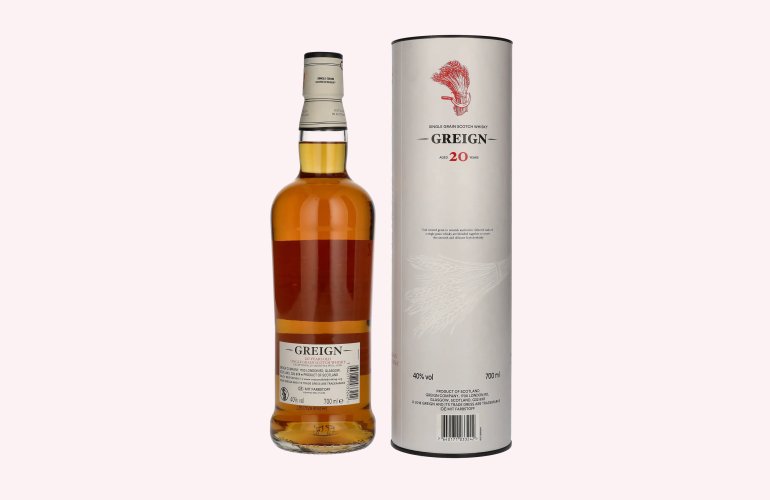 Greign 20 Years Old Single Grain Scotch Whisky 40% Vol. 0,7l in Geschenkbox