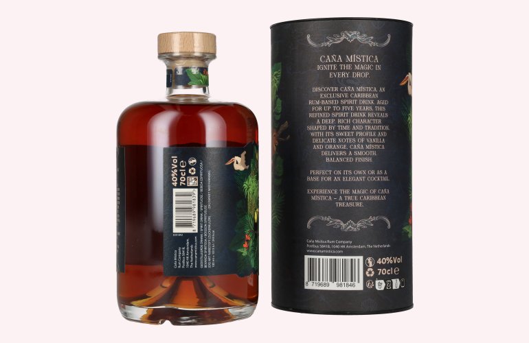 Caña Mística Reserva Rum-Based Spirit Drink 40% Vol. 0,7l en boîte cadeau