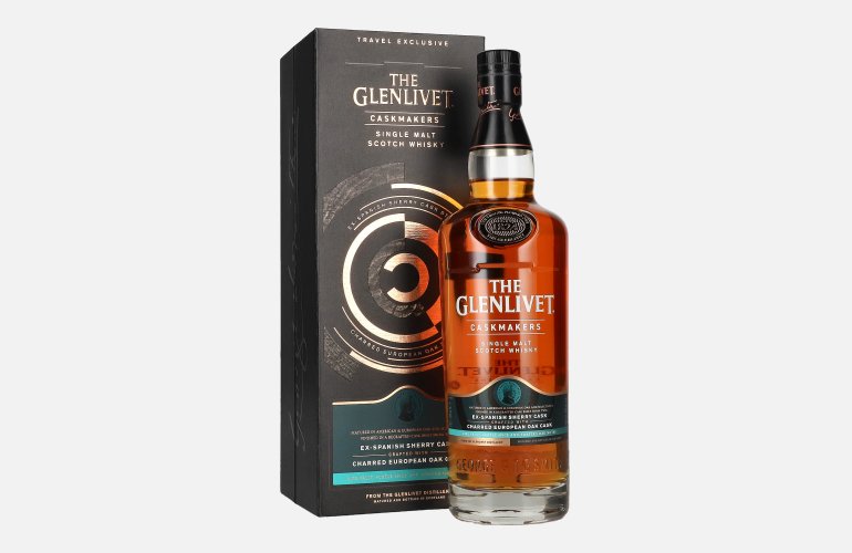 The Glenlivet CASKMAKERS Travel Exclusive ex-Spanish Sherry Cask Single Malt Whisky 40% Vol. 0,7l in Geschenkbox