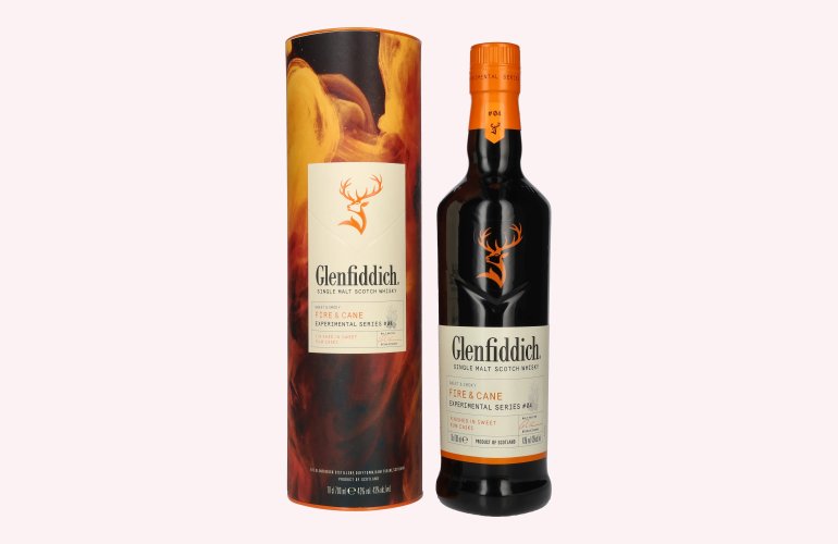 Glenfiddich FIRE & CANE Single Malt Scotch Whisky 43% Vol. 0,7l in geschenkverpakking