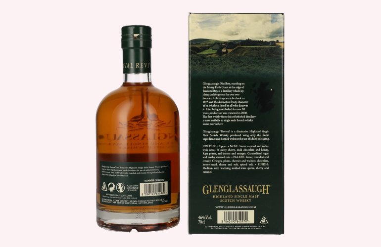 Glenglassaugh REVIVAL Highland Single Malt Scotch Whisky 46% Vol. 0,7l in geschenkverpakking
