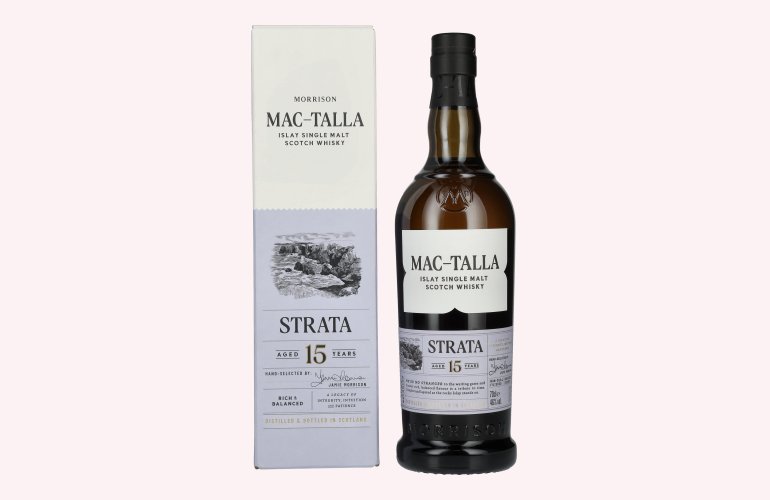 Mac-Talla Morrison 15 Years Old STRATA Islay Single Malt Whisky 46% Vol. 0,7l in geschenkverpakking