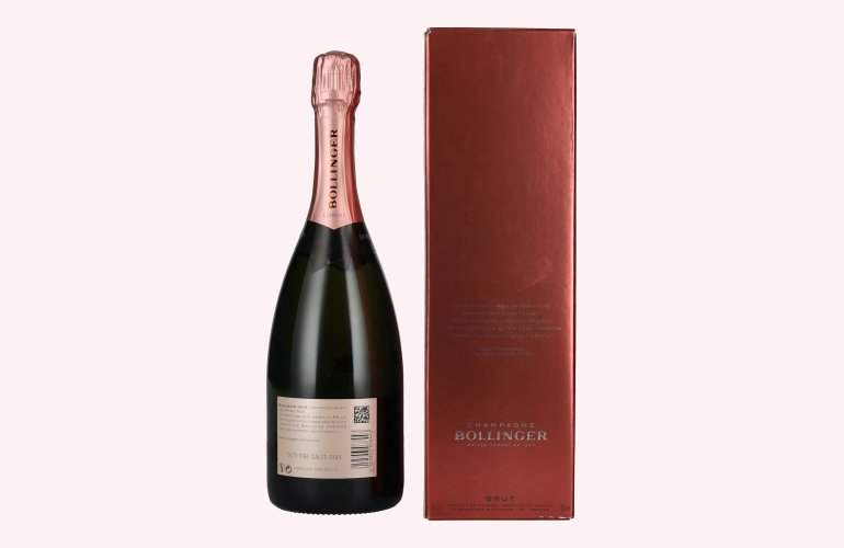 Bollinger Champagne ROSÉ Brut 12% Vol. 0,75l in geschenkverpakking