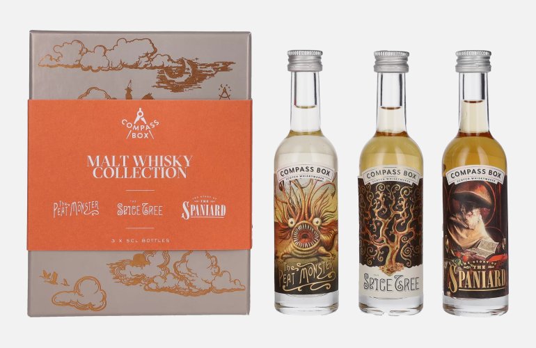 Compass Box Blended Malt Whisky Collection 45% Vol. 3x0,05l in Giftbox