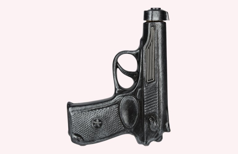 Zlatogor Makarov Pistole Vodka 38% Vol. 0,1l