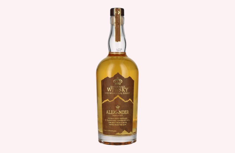 ALEXANDER Aqva Di Vita Red Wine Cask Finish Single Malt Whisky 40% Vol. 0,7l
