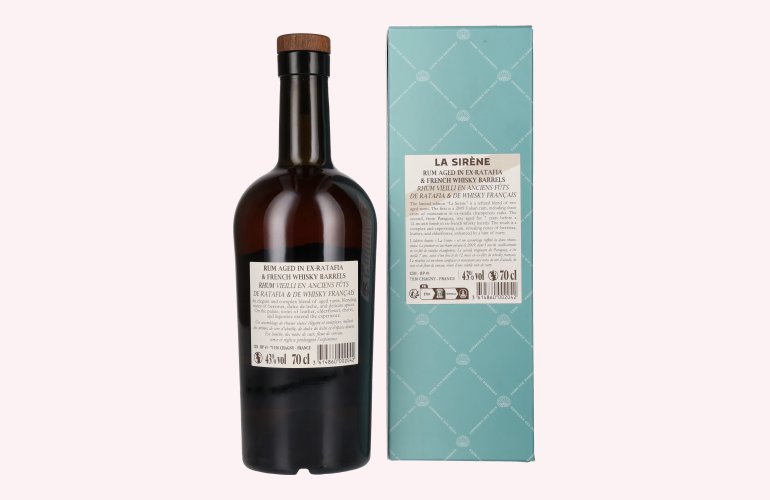 Compagnie des Indes LA SIRÈNE Original Rum Limited Edition 43% Vol. 0,7l in Giftbox