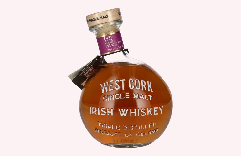West Cork MARITIME Single Malt Irish Whiskey PORT CASK FINISHED Limited Edition 46% Vol. 0,7l