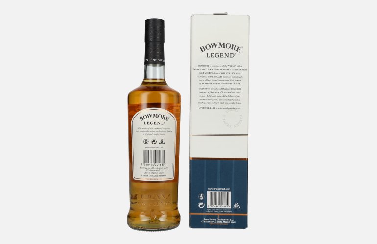 Bowmore LEGEND Islay Single Malt 40% Vol. 0,7l in Giftbox