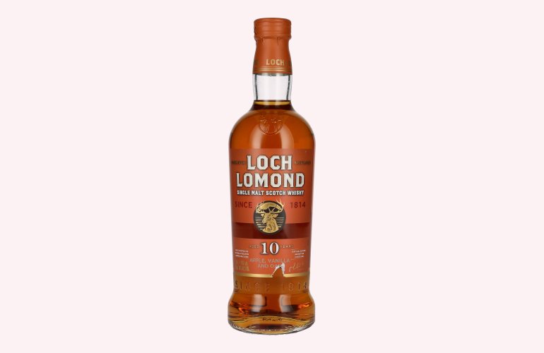 Loch Lomond 10 Years Old Single Malt Apple Vanilla and Oak Whisky 40% Vol. 0,7l