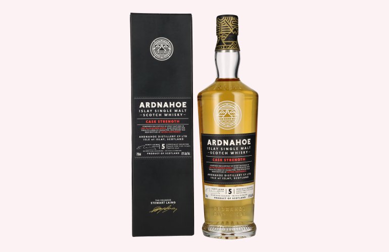 Ardnahoe 5 Years Old CASK STRENGTH Islay Single Malt Scotch Whisky 61% Vol. 0,7l in geschenkverpakking