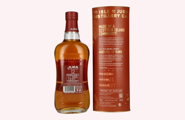 Jura 12 Years Old Single Malt Scotch Whisky 40% Vol. 0,7l in Giftbox