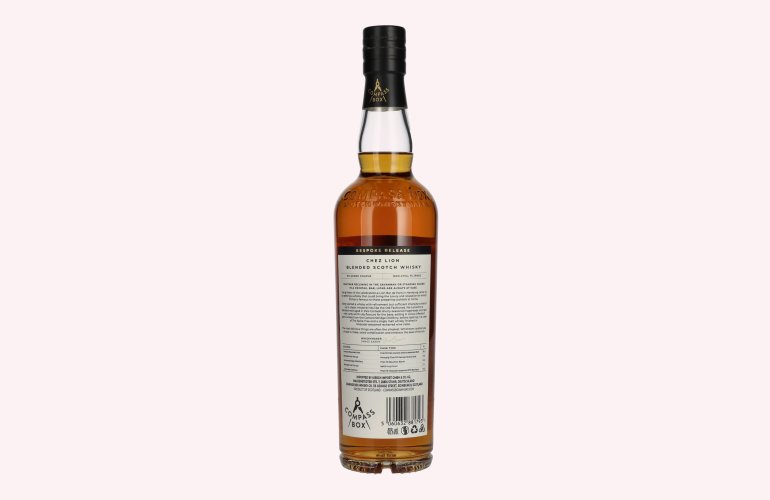 Compass Box CHEZ LION Bespoke Release Blended Scotch Whisky 46% Vol. 0,7l