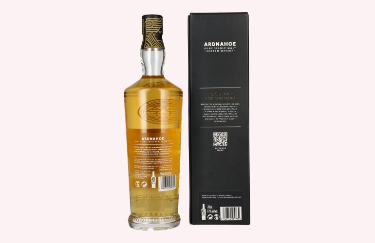 Ardnahoe 5 Years Old CASK STRENGTH Islay Single Malt Scotch Whisky 61% Vol. 0,7l en boîte cadeau
