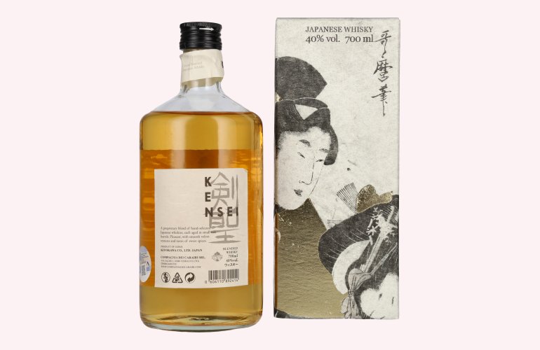 KENSEI Blended Japanese Whisky 40% Vol. 0,7l en boîte cadeau