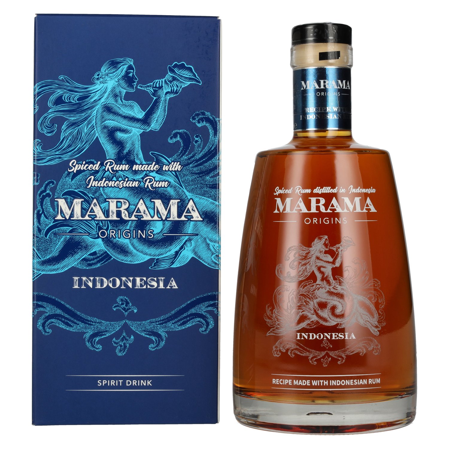 Marama ORIGINS Indonesian Spiced Rum 40% Vol. 0,7l in Geschenkbox