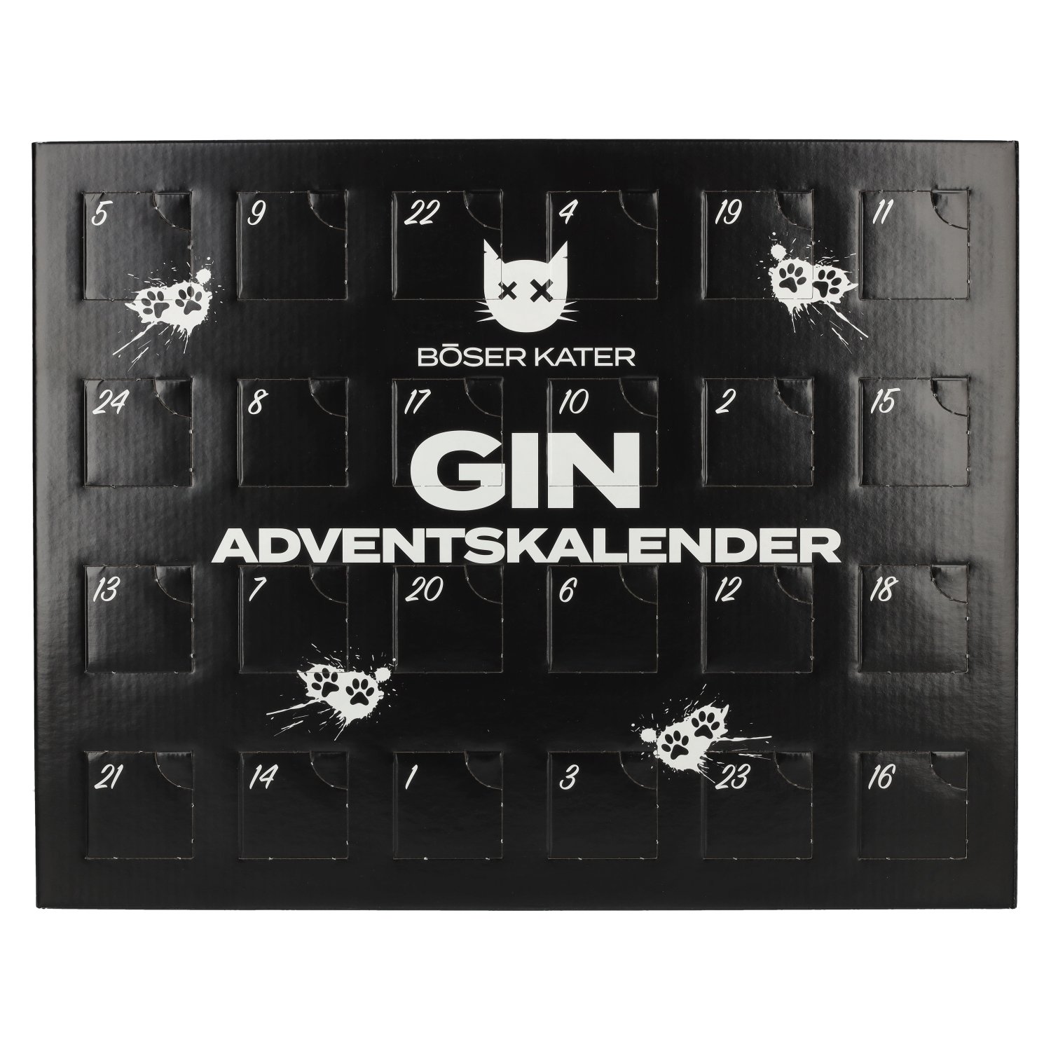 BÖSER KATER Gin Adventskalender 36,9% Vol. 24x0,025l