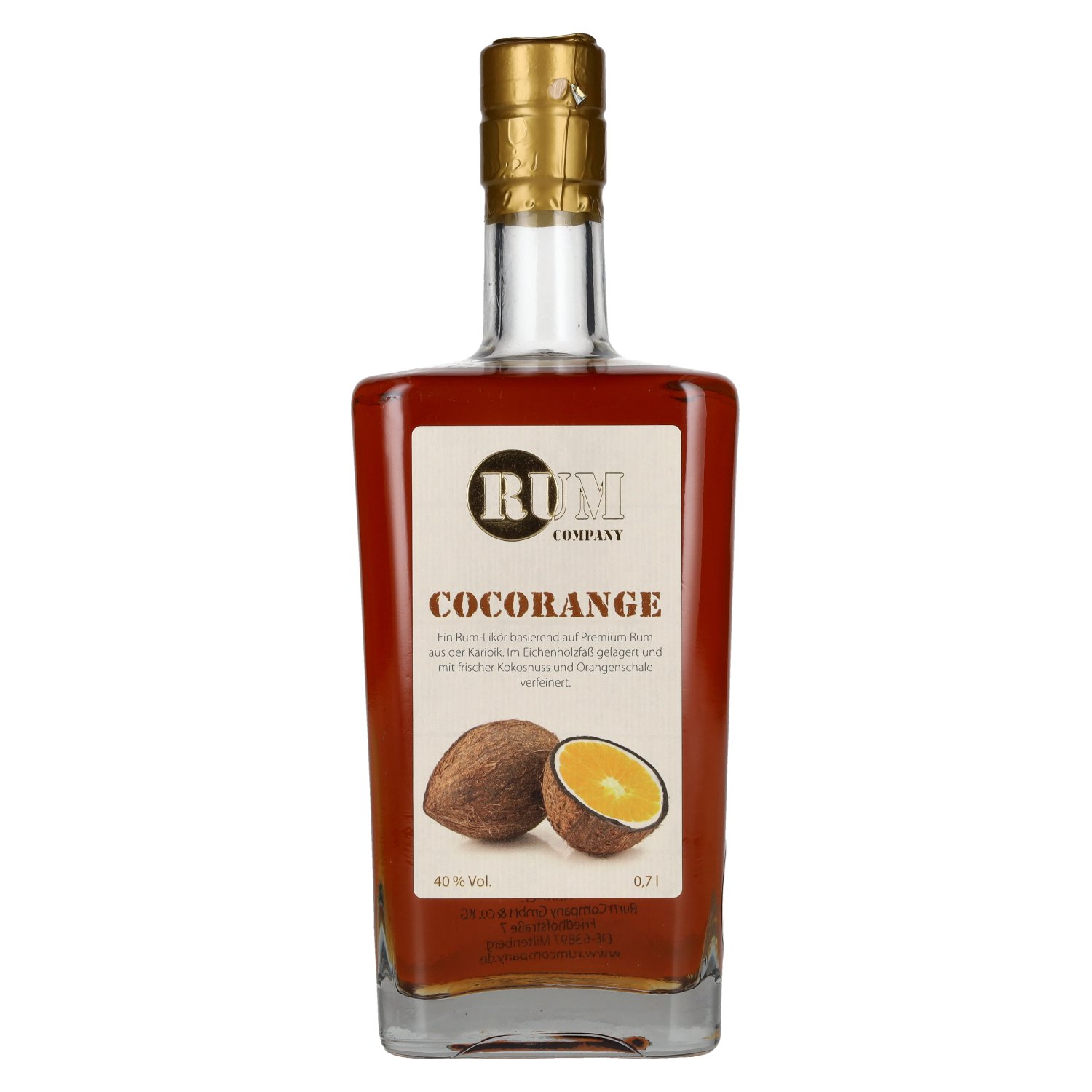 Rum Company COCORANGE 40% Vol. 0,7l