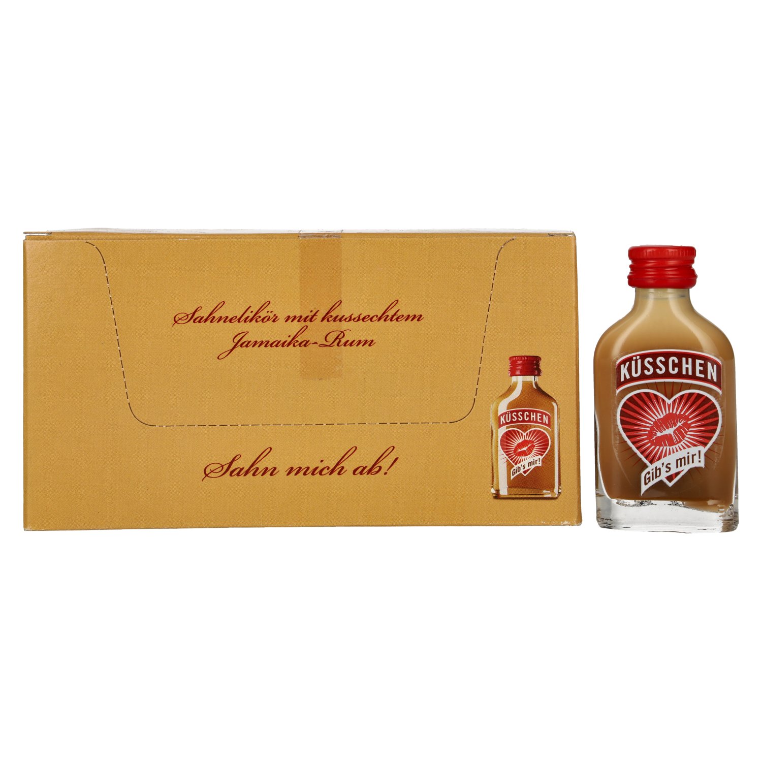 Küsschen Sahnelikör 15% Vol. 20x0,02l