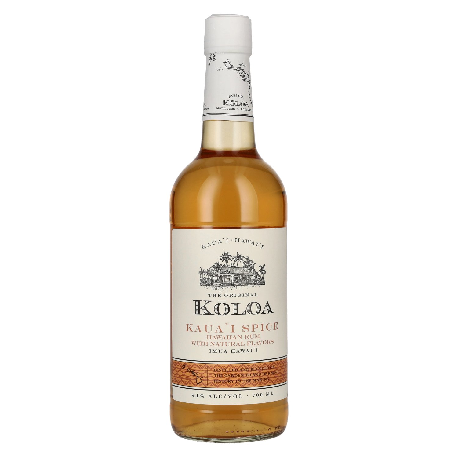 Kōloa Kaua'i SPICE Flavored Hawaiian Rum 44% Vol. 0,7l