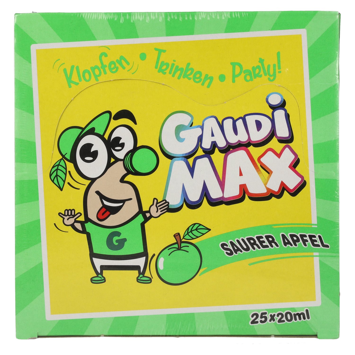 Gaudi-Max SAURER APFEL 16% Vol. 25x0,02l
