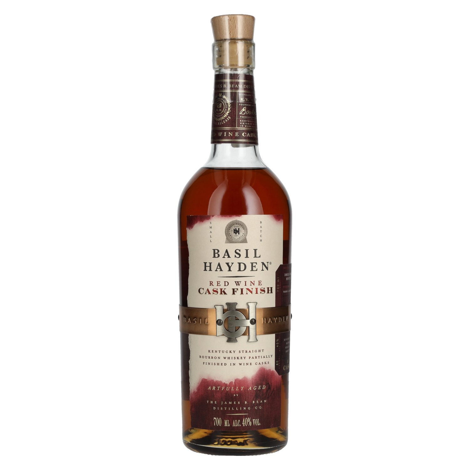 Basil Hayden's Red Wine Cask Finish Kentucky Straight Bourbon Whiskey 40% Vol. 0,7l