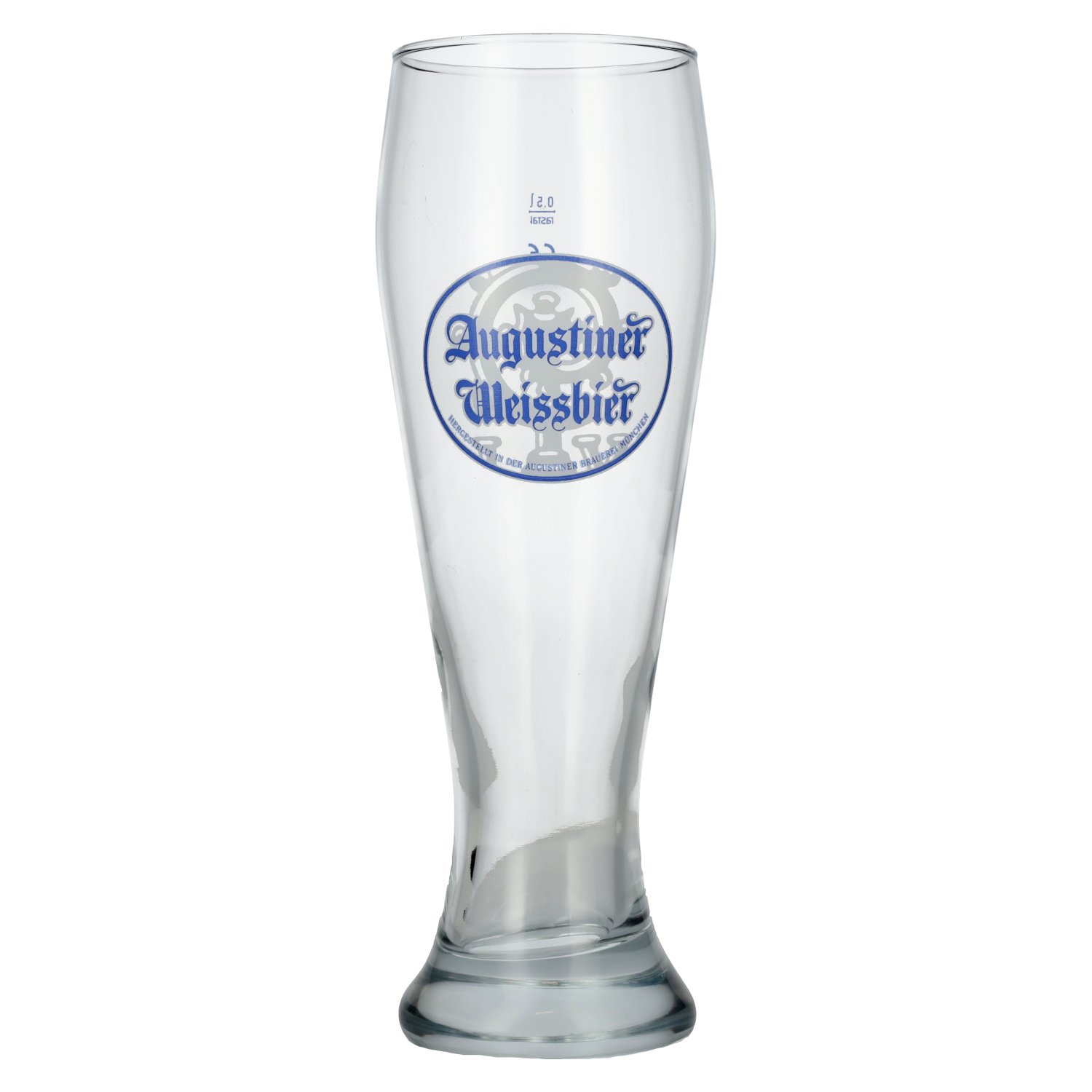 Augustiner Weissbierglas 0,5l mit Eichung