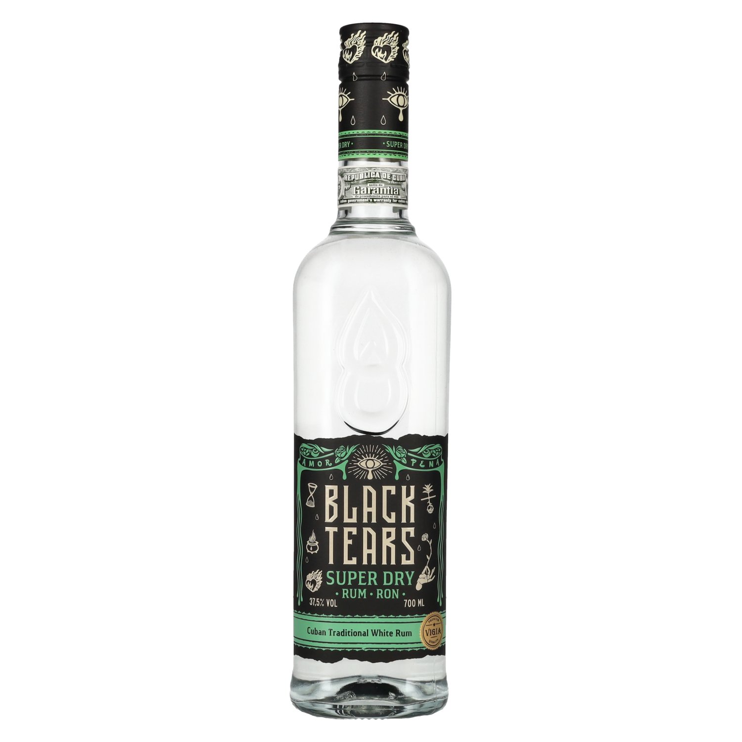 Black Tears Super Dry White Rum 37,5% Vol. 0,7l