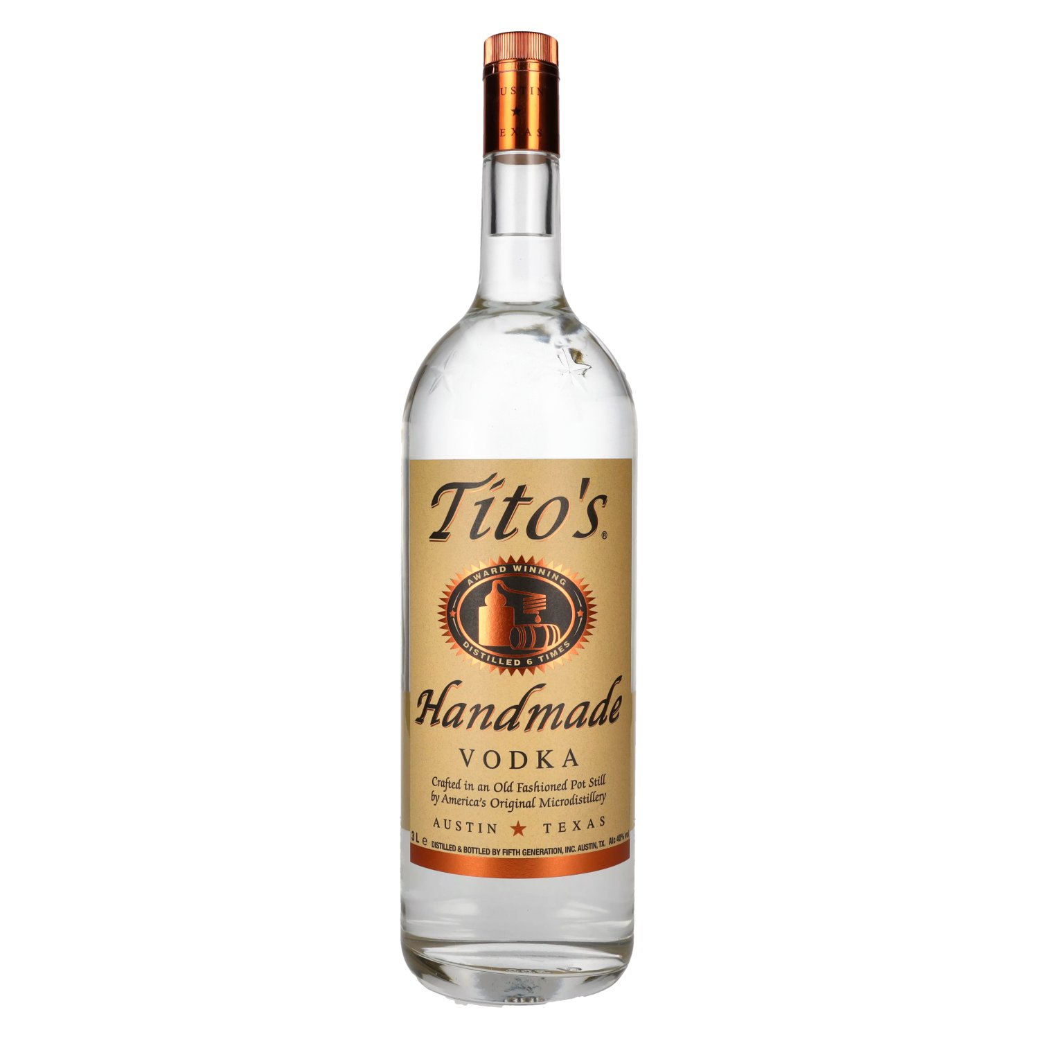 Tito's Handmade Vodka 40% Vol. 3l