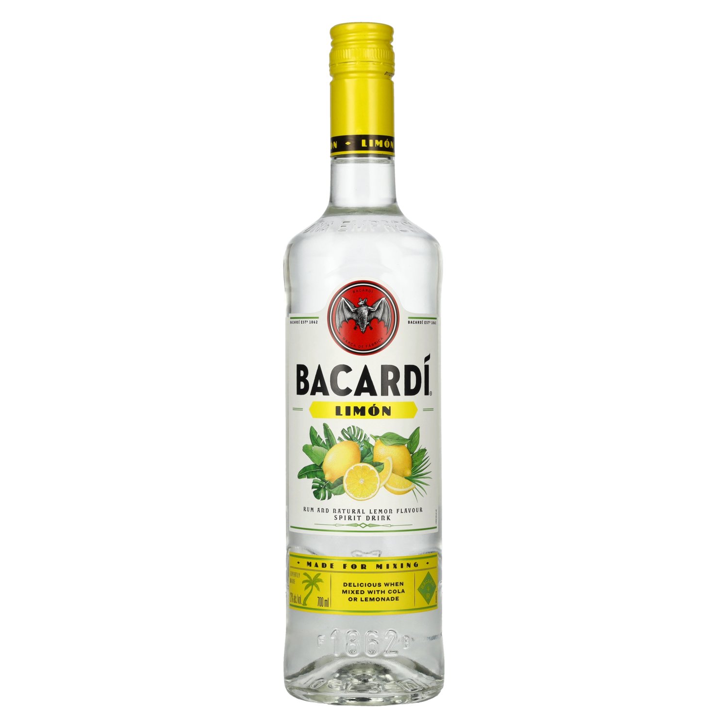 Bacardi LIMÓN Rum With Natural Flavors 27% Vol. 0,7l