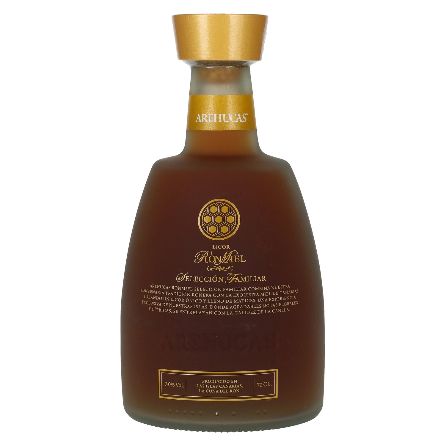 Arehucas Ron Miel Selección Familiar Licor 30% Vol. 0,7l