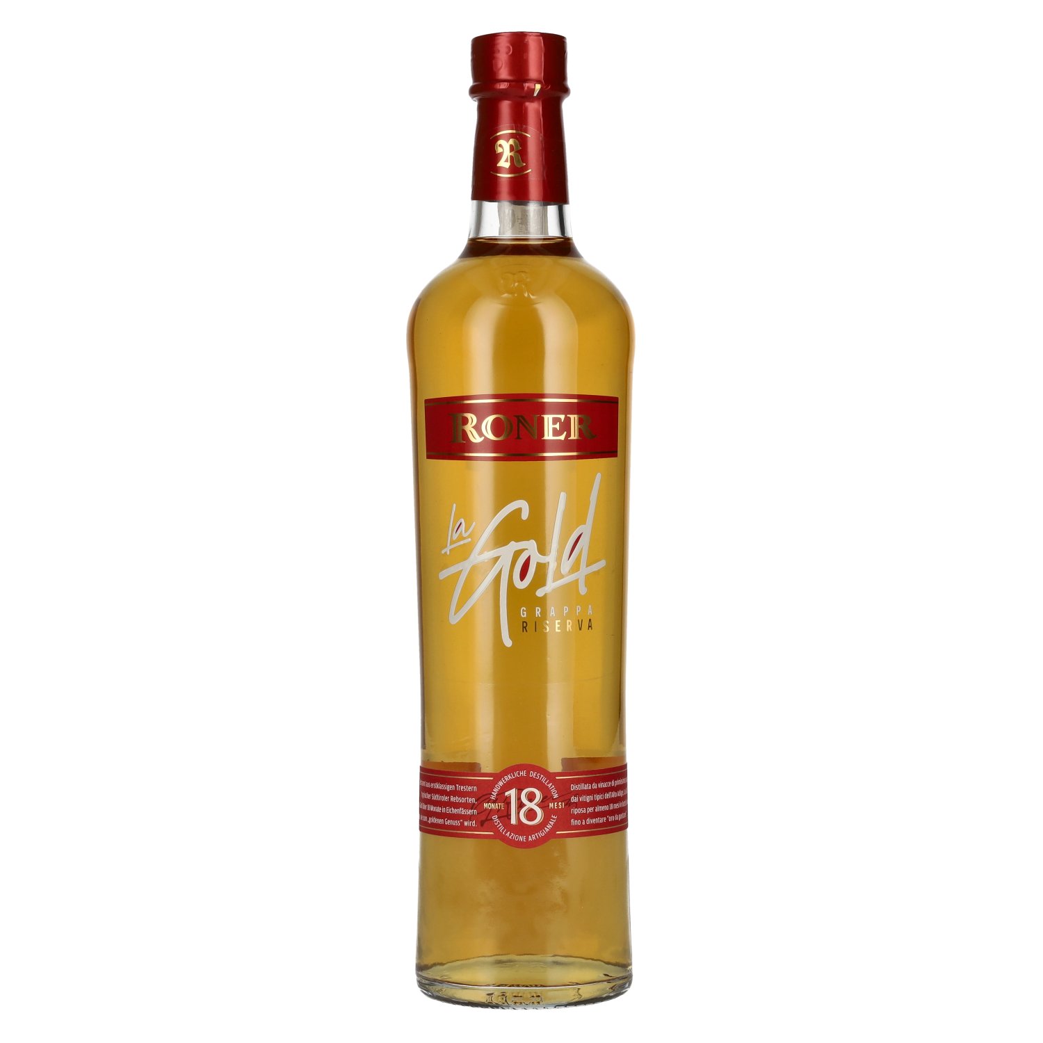 Roner Grappa Riserva La Gold 40% Vol. 0,7l