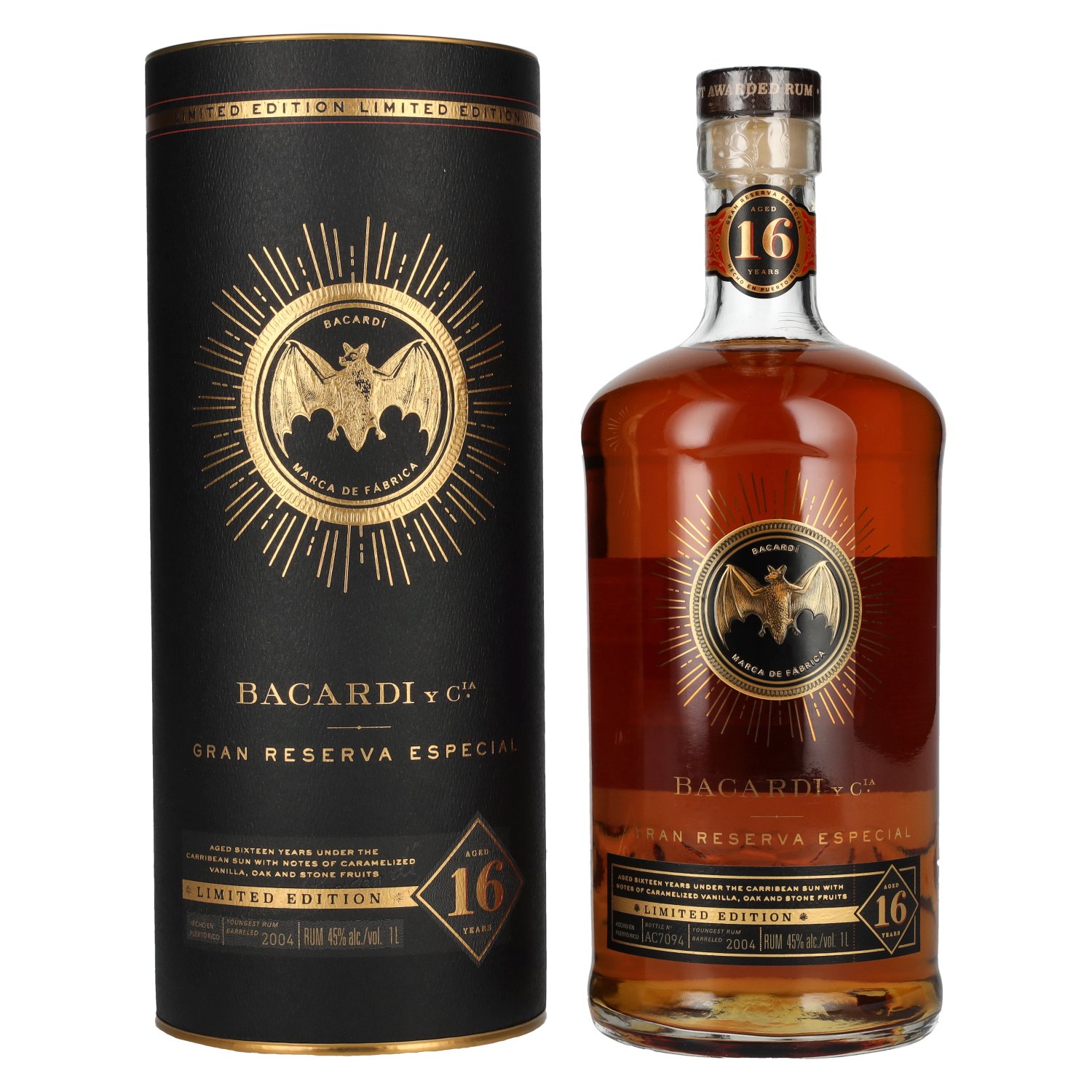 Bacardi 16 Years Old Gran Reserva Especial Limited Edition 45% Vol. 1l in Geschenkbox