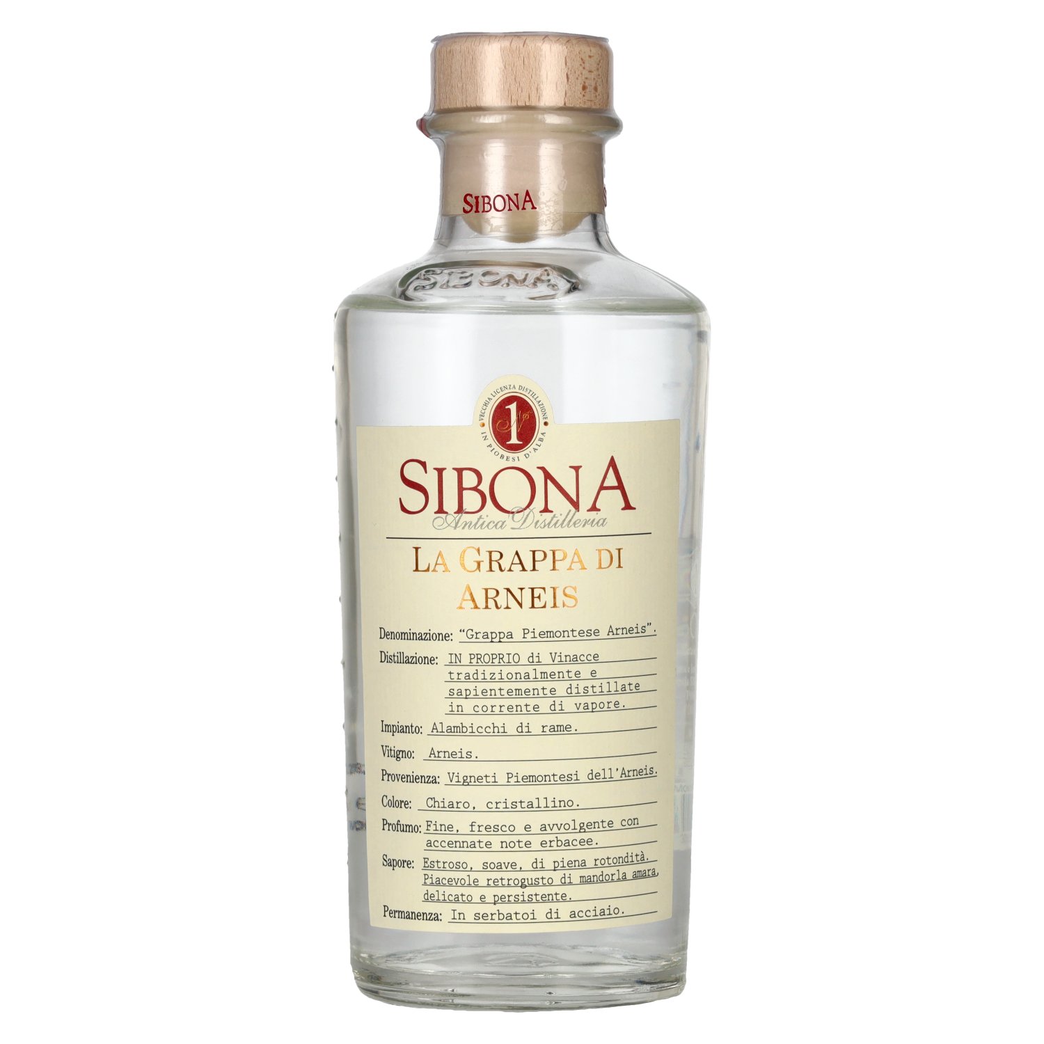Sibona La Grappa di ARNEIS 40% Vol. 0,5l